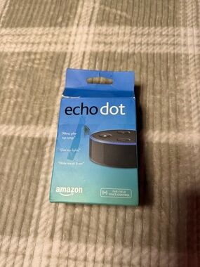 Amazon Echo accessory box in teal green